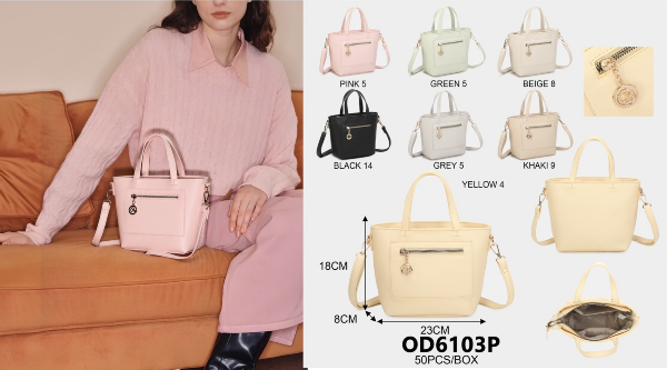 Torepka damska Roz Standard, Mix Kolor Paszka 6 szt